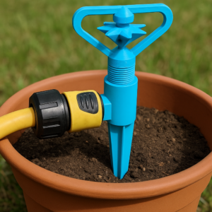 Rotations-Beregner mit Erdspie&szlig; f&uuml;r Gartenbew&auml;sserung